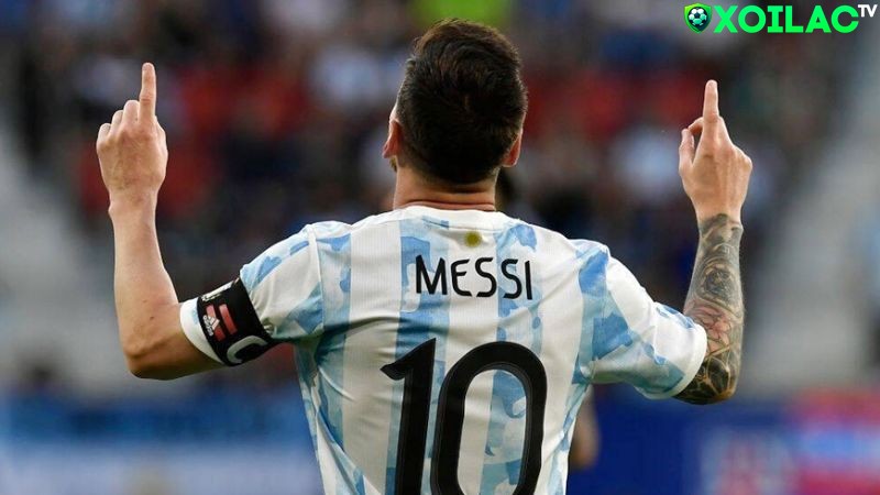 Messi mặc áo số mấy tại ĐTQG Argentina?