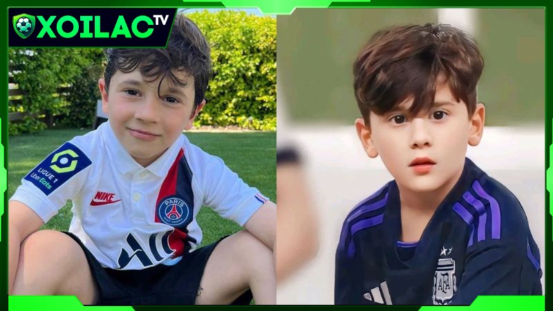 Mateo Messi (trái) và em trai Ciro Messi (phải) Mateo Messi (trái) và em trai Ciro Messi (phải)