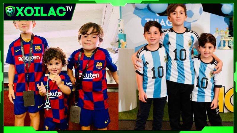 Các con Messi luôn theo dõi và ủng hộ mỗi khi anh thi đấu Các con Messi luôn theo dõi và ủng hộ mỗi khi anh thi đấu