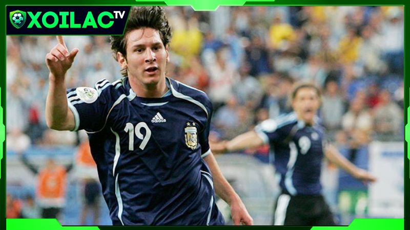 Messi WC đầu tiên vào năm 2006 Messi WC đầu tiên vào năm 2006